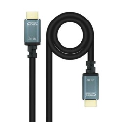 Nanocable HDMI 2.1 IRIS 8K Macho para HDMI 2.1 IRIS 8K Macho Cabo 3m - Cor Preto