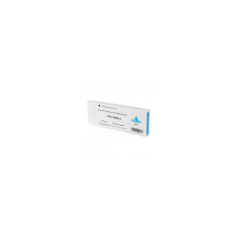 Epson T6062 Cyan Cartucho de Tinta Pigmentada Generico - Reemplaza C13T606200