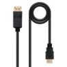 Cabo Conversor Nanocable DisplayPort Macho para HDMI Macho 2m - Cor Preto