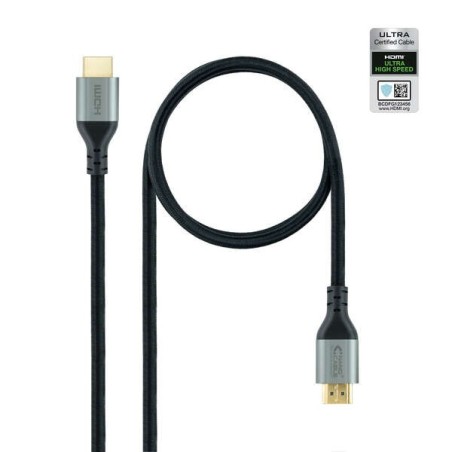 Nanocable HDMI 2,1 Cable Ultra HS M-M Certified 3m - Color Black