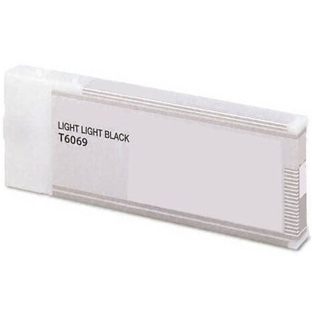Epson T6069 Noir Light Light Cartouche d'encre Pigmentée Générique - Remplace C13T606900