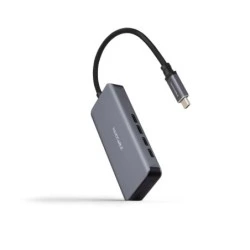 Hub USB-C Nanocable 3.2 avec 4 ports USB-C 3.2 - Vitesse de transfert jusqu'à 5 Gbit/s - Câble de 0,10 m