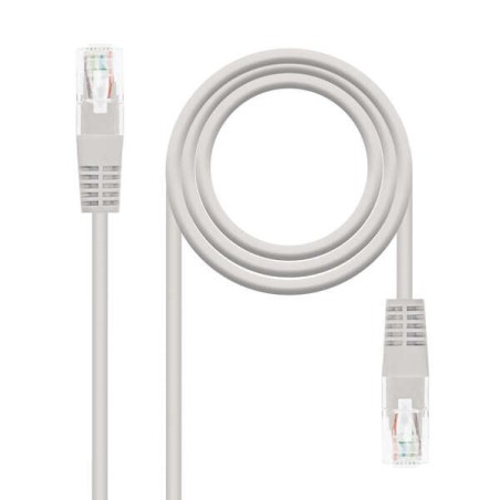 Câble réseau Nanocable Patch Cord RJ45 Cat.6 UTP AWG24 15m - Couleur Gris