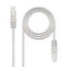 Cabo de rede Nanocable Patch Cord RJ45 Cat.6 UTP AWG24 15m - Cor Cinzenta