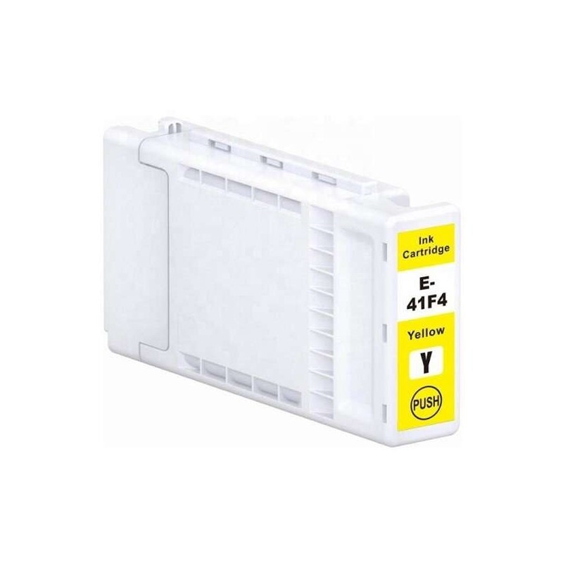 Epson T41F4/T41R4 Jaune Cartouche d'encre Pigmentée Générique - Remplace C13T41F440/C13T41R440