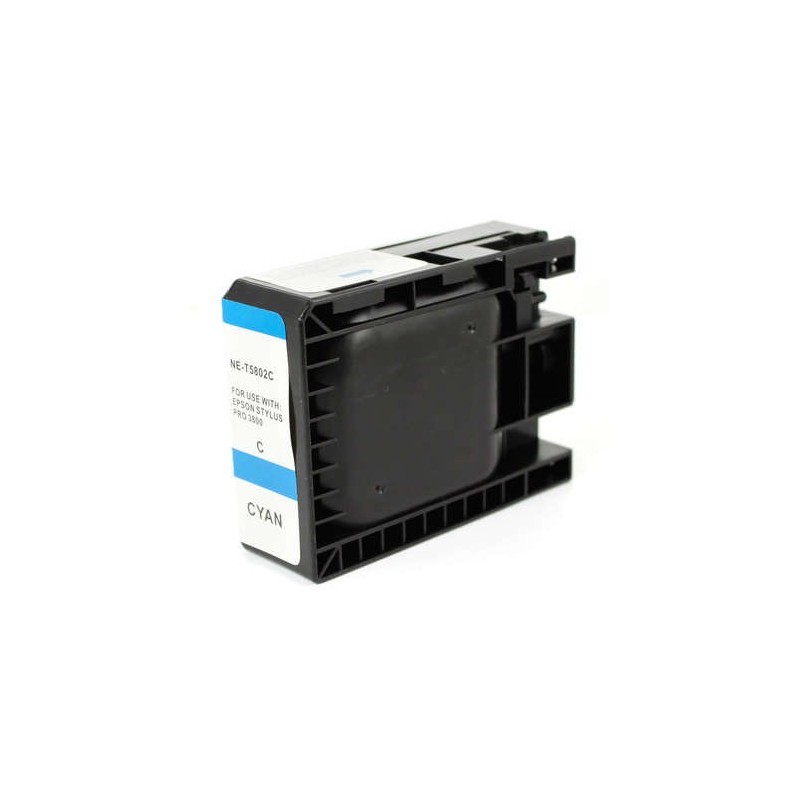 Epson T5802 Cyan Cartouche d'encre Pigmentée Générique - Remplace C13T580200