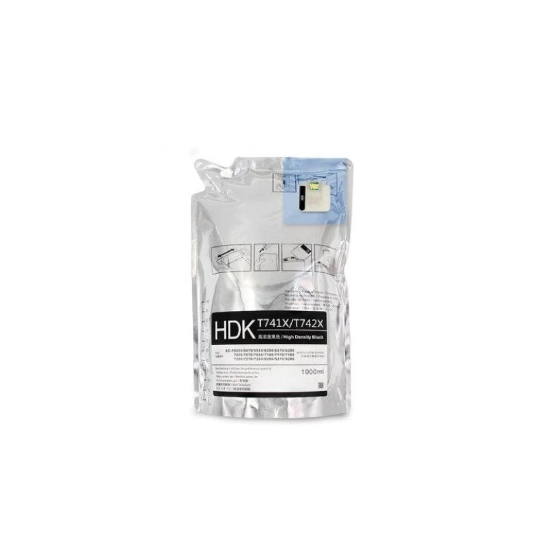 Epson T741X Sac d'encre de sublimation générique haute densité noir - Remplace C13T741X00
