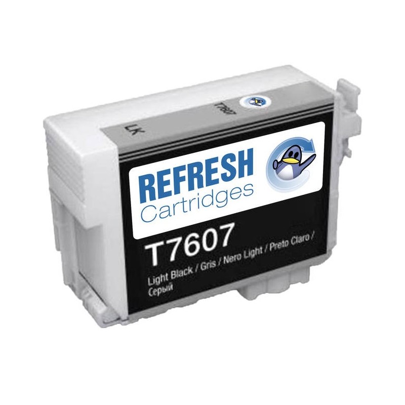 Epson T7607 Noir Light Cartouche d'encre Pigmentée Générique - Remplace C13T76074010