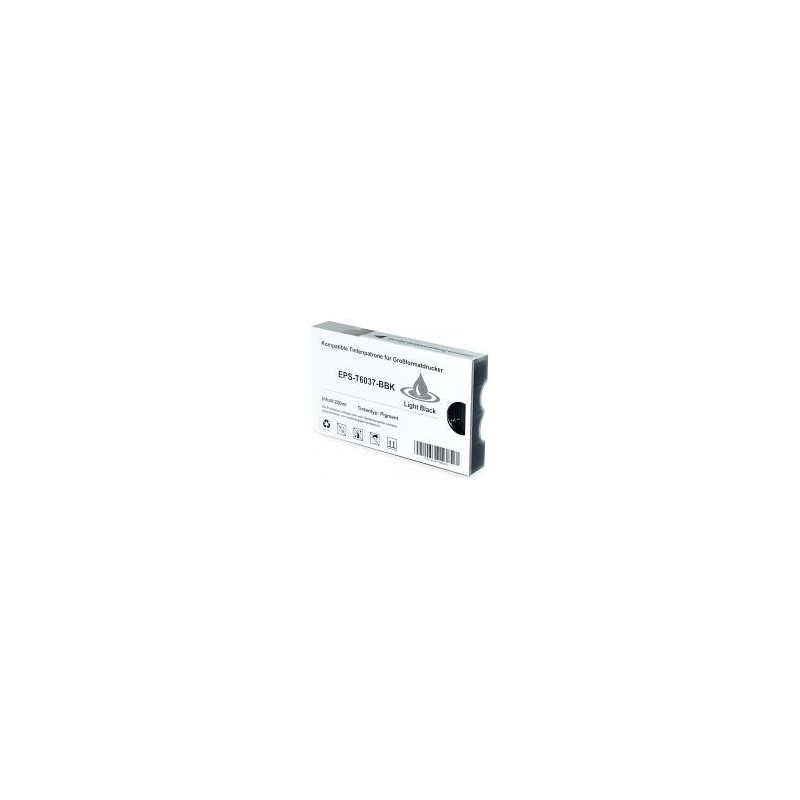 Epson T6037 Negro Light Cartucho de Tinta Pigmentada Generico - Reemplaza C13T603700