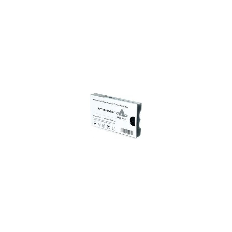 Epson T6037 Negro Light Cartucho de Tinta Pigmentada Generico - Reemplaza C13T603700