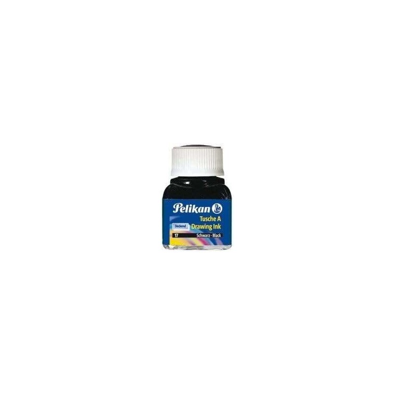Encre de Chine Pelikan 523 10 ml – Haute qualité – Résistante à l'eau – Idéale pour le dessin et la calligraphie – Couleur