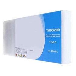 Epson T6032 Tinteiro Ciano Pigmentada Genérico - Substitui C13T603200