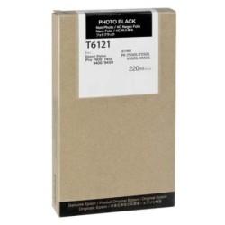 Epson T6121 Tinteiro Preto Photo Pigmentada Genérico - Substitui C13T612100