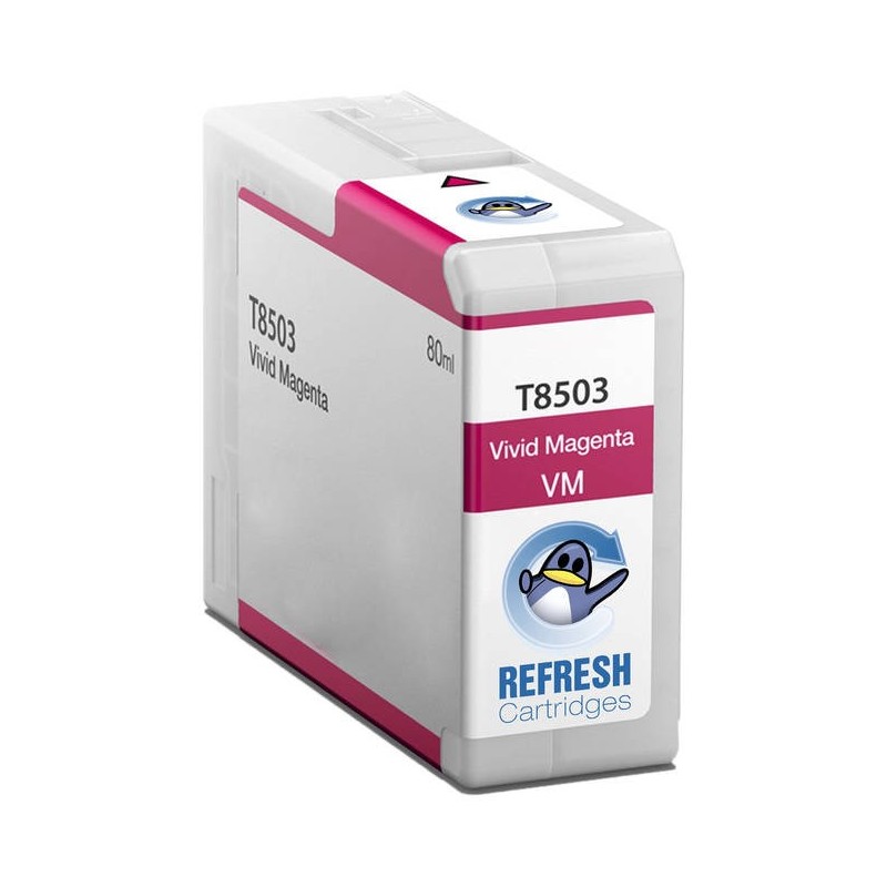 Epson T8503 Magenta Cartucho de Tinta Pigmentada Generico - Reemplaza C13T850300