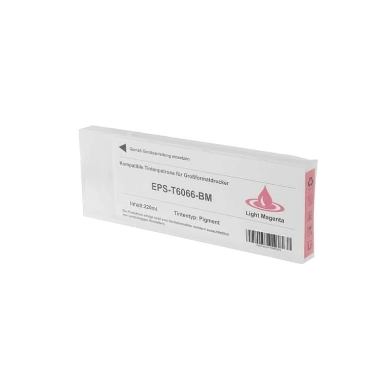 Epson T6066 Tinteiro Magenta Light Pigmentado Genérico - Substitui C13T606600