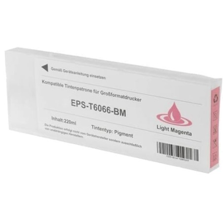 Epson T6066 Magenta Light Cartouche d'encre Pigmentée Générique - Remplace C13T606600