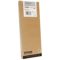 Epson T6067 Light Black Compatible Pigment Ink Cartridge - Replaces C13T606700
