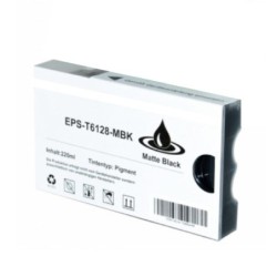 Epson T6128 Matte Black Compatible Pigment Ink Cartridge - Replaces C13T612800