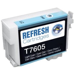 Epson T7605 Cyan Light Cartouche d'encre Pigmentée Générique - Remplace C13T76054010