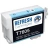 Epson T7605 Light Cyan Compatible Pigment Ink Cartridge - Replaces C13T76054010