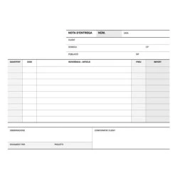 Apli Delivery Talão de Cheques 1/4 Paisagem Duplicado A-49 - Formato Paisagem - Duplicado - Numeração Sequencial - Papel