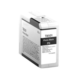 Epson T8501 Photo Black Compatible Pigment Ink Cartridge - Replaces C13T850100