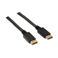 Aisens DisplayPort V1.2 4K@60Hz Cable, 2.0 m, Black - A124-0129