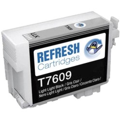 Epson T7609 Negro Light Light Cartucho de Tinta Pigmentada Generico - Reemplaza C13T76094010