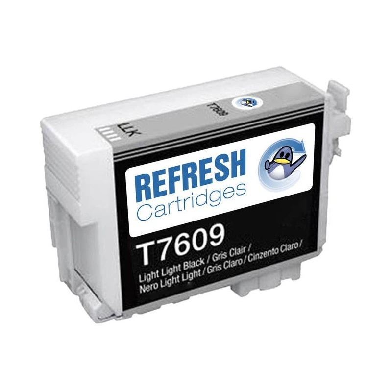 Epson T7609 Negro Light Light Cartucho de Tinta Pigmentada Generico - Reemplaza C13T76094010