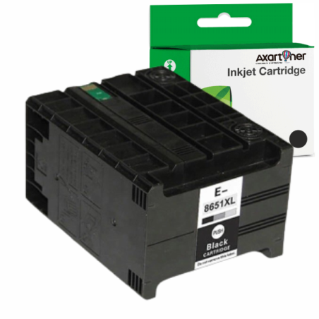 Epson T8651/T8661 Black Compatible Pigment Ink Cartridge - Replaces C13T865140/C13T866140