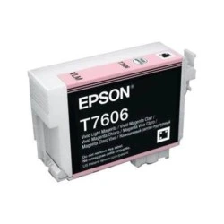 Epson T7606 Tinteiro Magenta Light Pigmentado Genérico - Substitui C13T76064010
