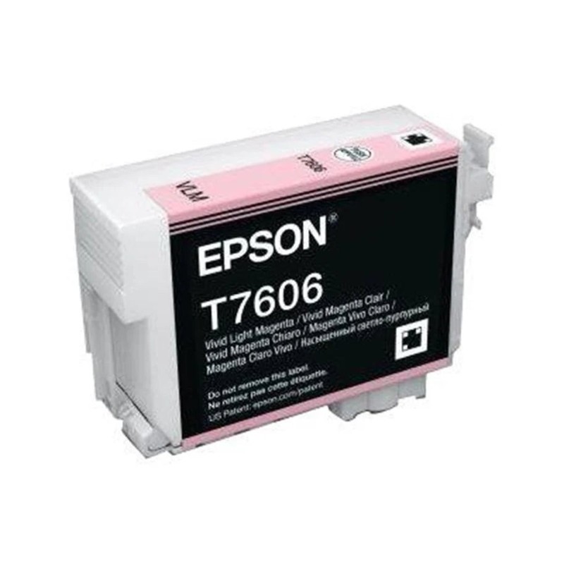 Epson T7606 Magenta Light Cartucho de Tinta Pigmentada Generico - Reemplaza C13T76064010