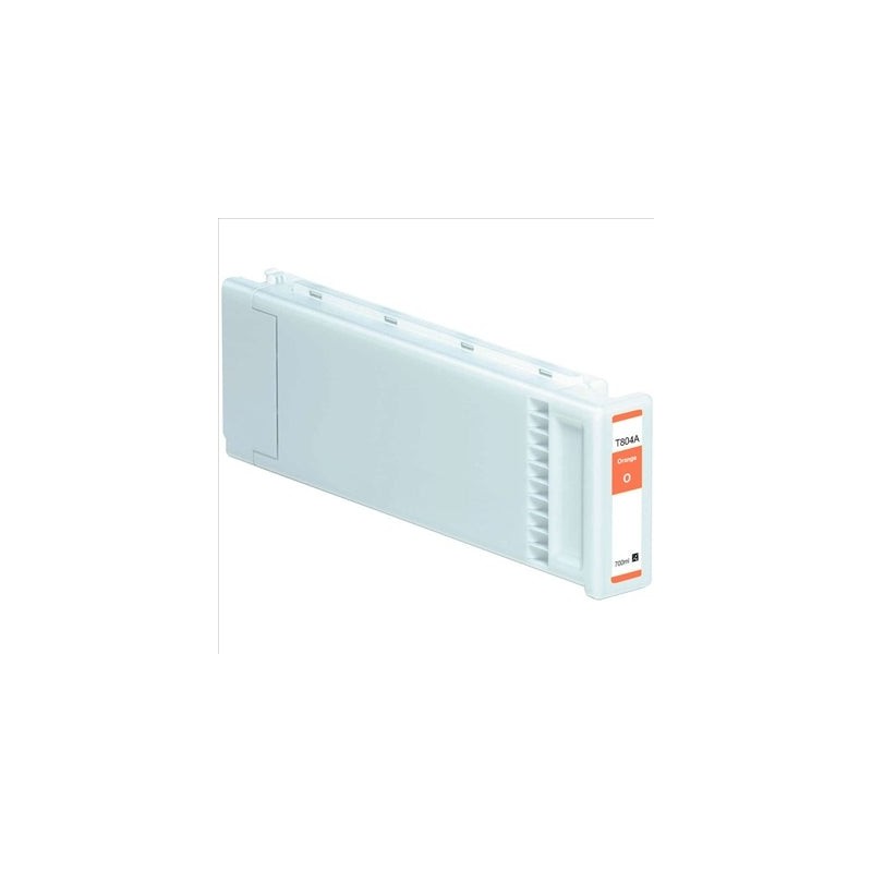 Epson T804A/T824A Orange Cartouche d'encre Pigmentée Générique - Remplace C13T804A00/C13T824A00