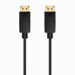 Cabo DisplayPort 1.2 CCS Aisens 4K 60Hz - 3 m, preto