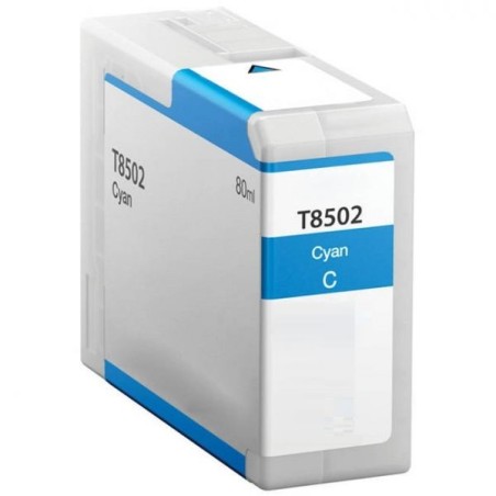 Epson T8502 Cyan Compatible Pigment Ink Cartridge - Replaces C13T850200