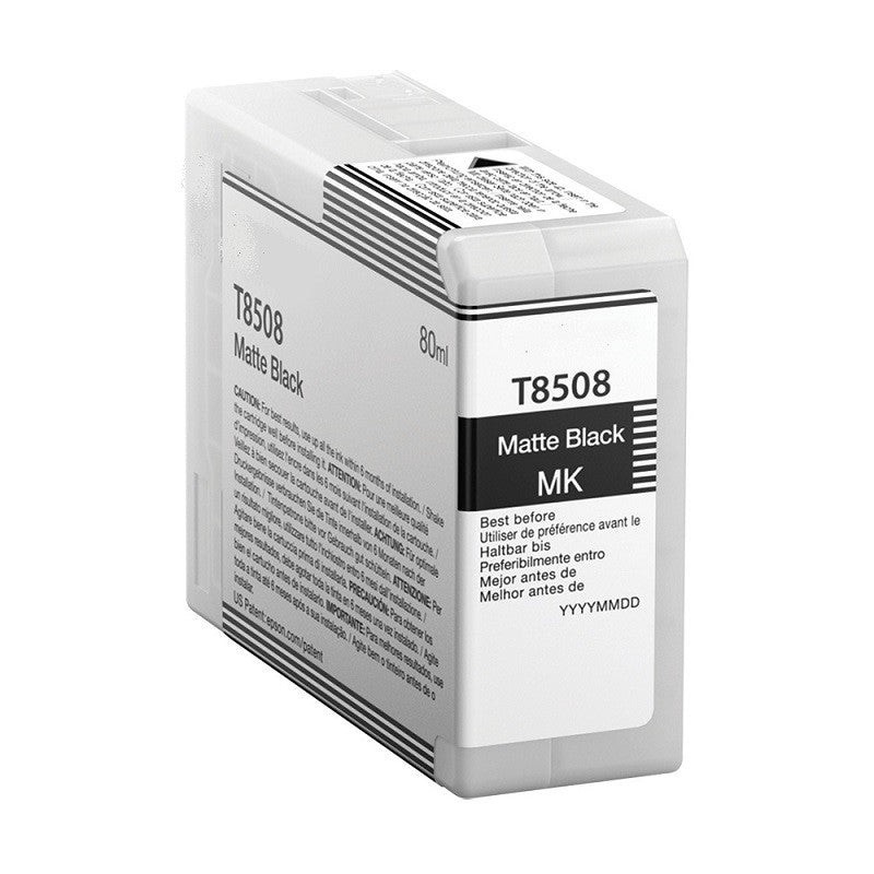 Epson T8508 Noir Mate Cartouche d'encre Pigmentée Générique - Remplace C13T850800