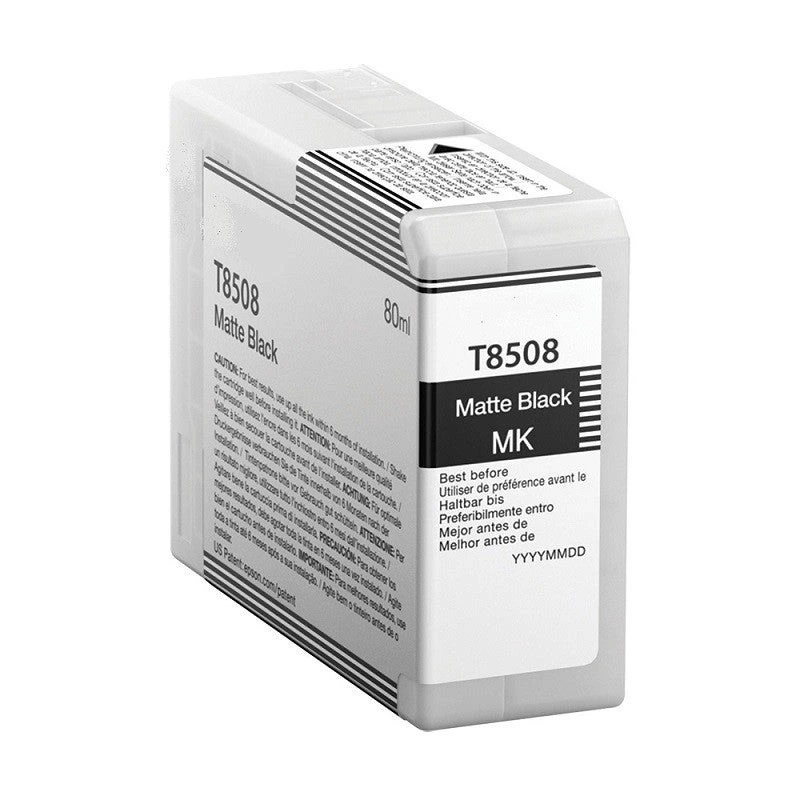 Epson T8508 Noir Mate Cartouche d'encre Pigmentée Générique - Remplace C13T850800