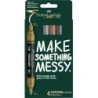 Faber-Castell Multimark Acrylic Mirror Pack con 4 Rotuladores Acrilicos Doble Punta Efecto Espejo - Puntas Redondas de 1mm y