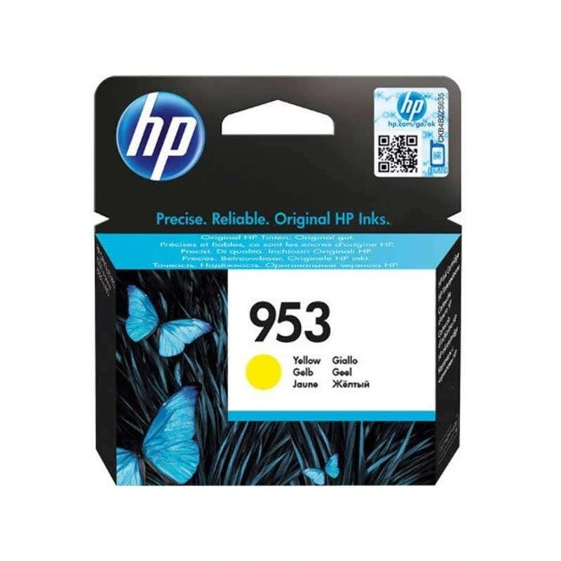 HP 953 Tinteiro Amarelo Original - F6U14AE