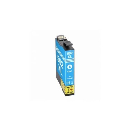 G&G Epson 502XL Cyan Cartouche d'encre Générique - Remplace C13T02W24010/C13T02V24010