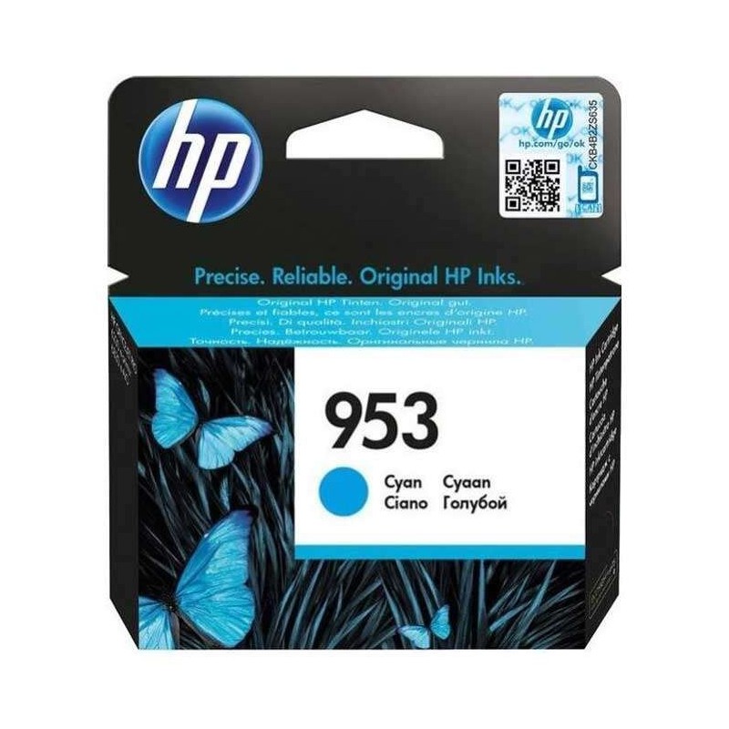 HP 953 Tinteiro Ciano Original - F6U12AE