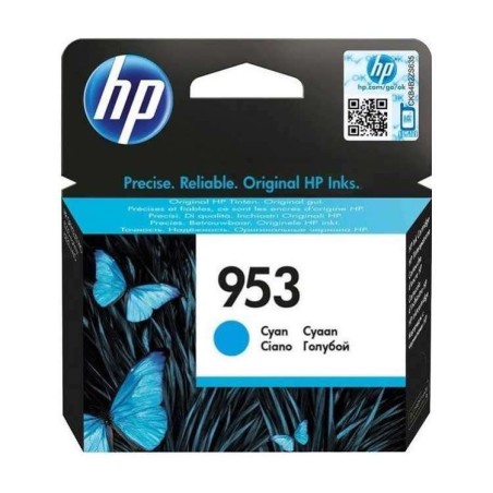 HP 953 Cyan Ink Cartridge Original - F6U12AE