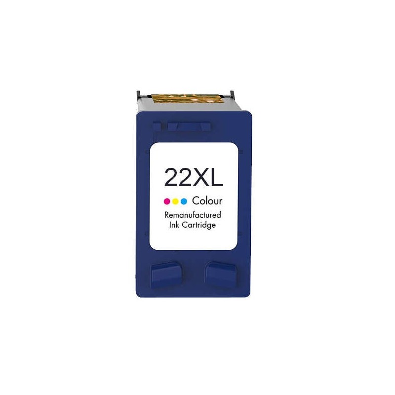 HP 22XL Color Cartucho de Tinta Remanufacturado - Reemplaza C9352AE/C9352CE