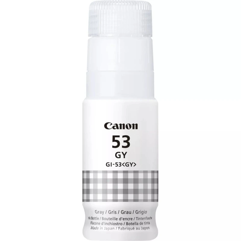 Frasco de tinta original cinzento Canon GI53 - GI53GY/4708C001