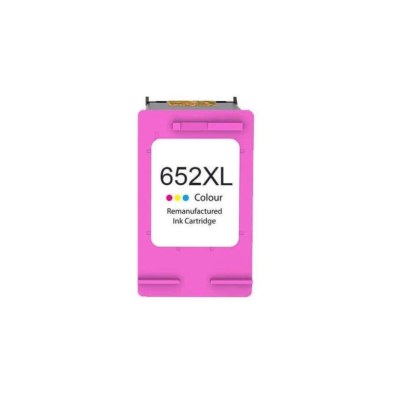HP 652XL Color Cartucho de Tinta Remanufacturado - Reemplaza F6V24AE