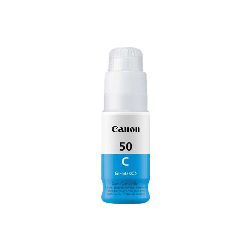 Canon GI50 Cyan Original Ink Bottle - GI50C/3403C001