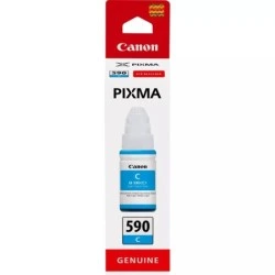 Bouteille d'encre cyan originale Canon GI590 - GI590C/1604C001