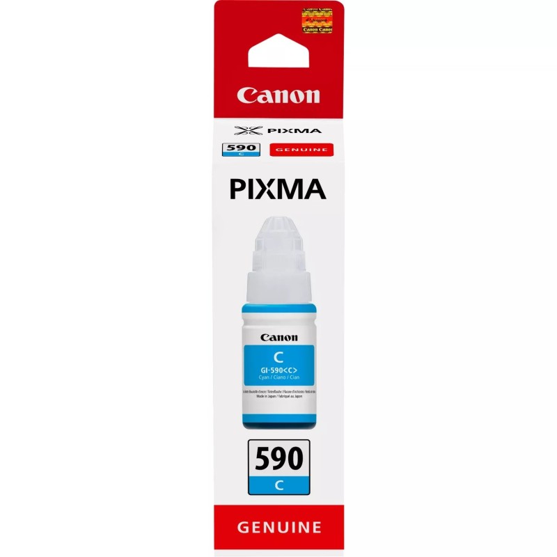 Frasco de tinta original Canon GI590 Ciano - GI590C/1604C001