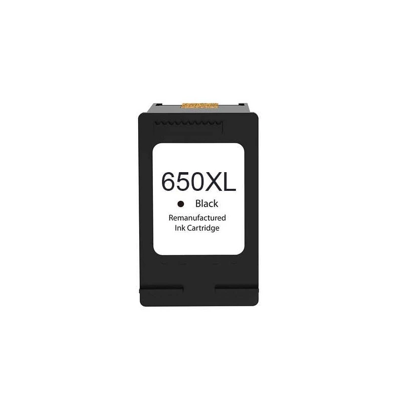 HP 650XL Negro Cartucho de Tinta Remanufacturado - Reemplaza CZ101AE