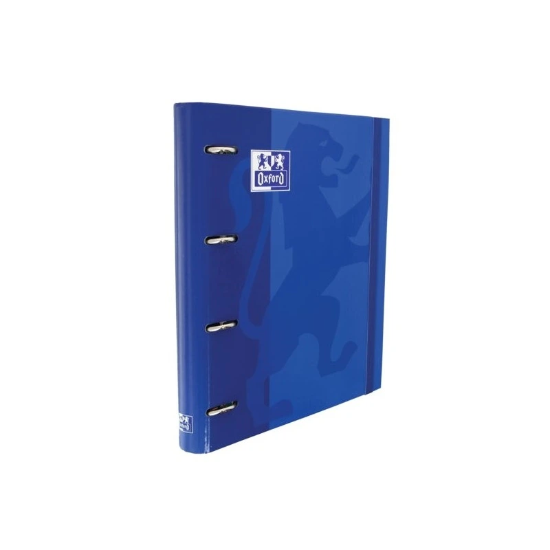 Classeur à anneaux Oxford Europeanbinder Classic A4+ avec grille de remplacement 5x5 - Couverture extra rigide - Fermeture